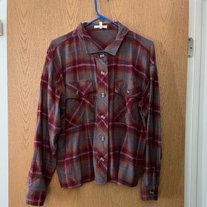maurice’s fall plaid cropped shacket